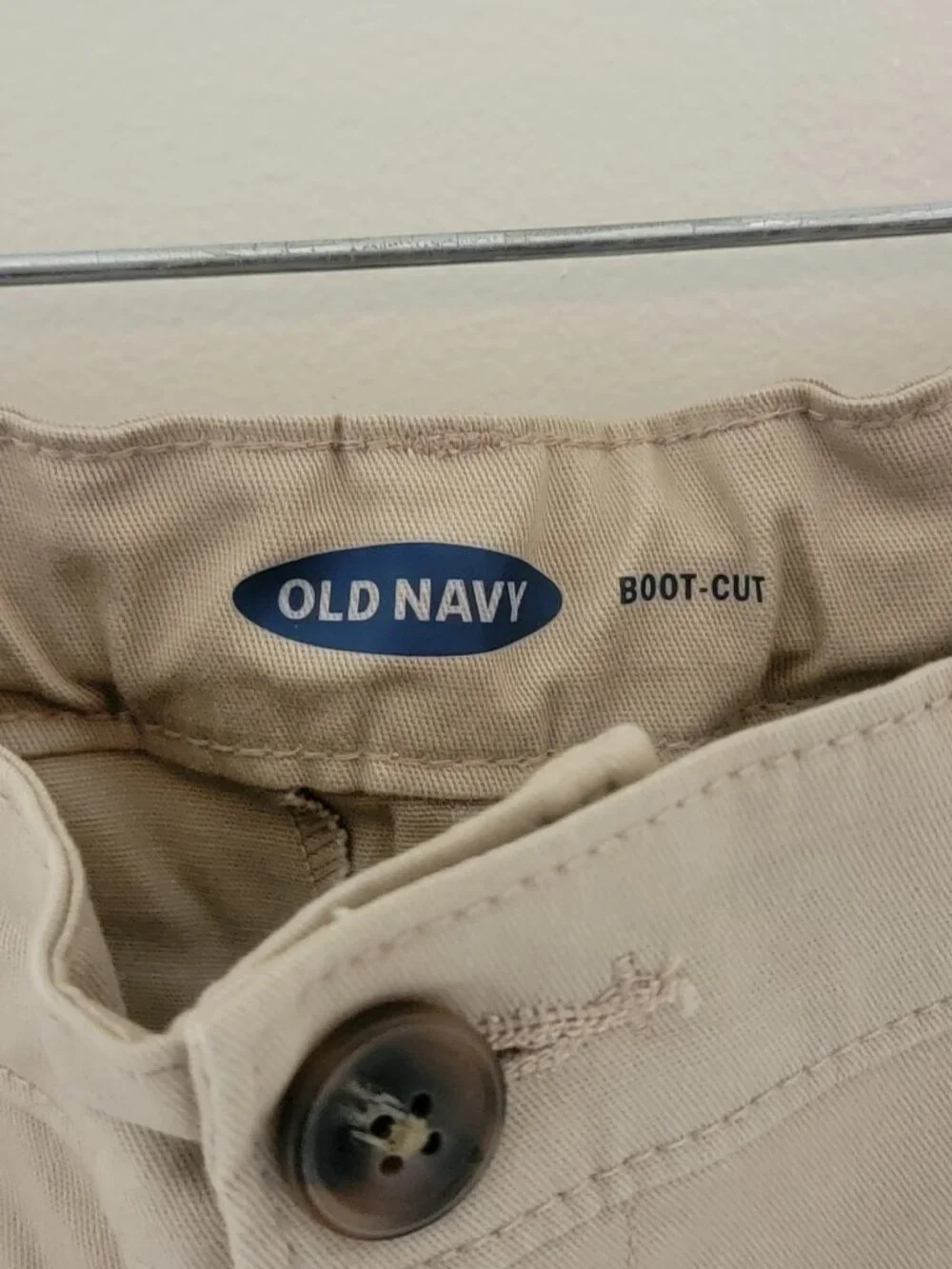 NEW Old Navy Boot-Cut Uniform Chinos Tan Boys Size 12